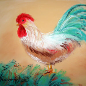 Lessons in Soft Pastel: Country Rooster