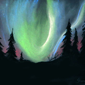 Lessons in Soft Pastel: Northern Lights