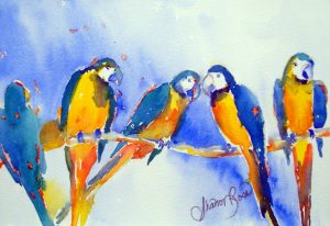 Parrots in a Row