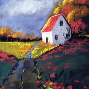 Lessons in Soft Pastel: Farmhouse on the Prairie