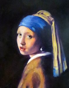 Girl with Pearl Earring - Sharon Project Image - 11"x14"