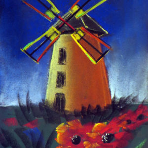 Lessons in Soft Pastel: Dutch Windmill